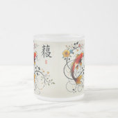 Frosted Koi-Mok Matglas Koffiemok (Center)