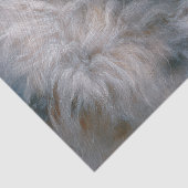 Frosted Lodge Grey Wolf Portrait Tissuepapier (Detail)