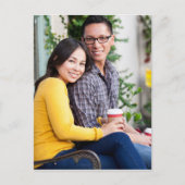 Frosted Mistletoe Aankondigingskaart (Voorkant)