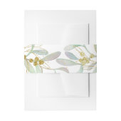 Frosted Mistletoe Winter Wedding Uitnodigingen Wikkel (Voorkant Voorbeeld)