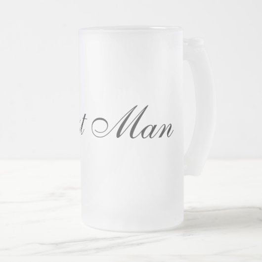 Frosted Mok Best Man (Voorkant rechts)