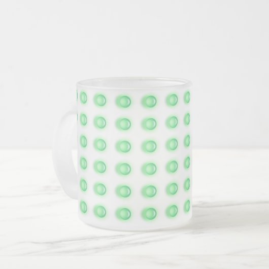 Frosted Mok Green Leds (Voorkant links)