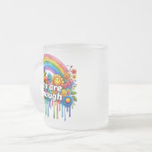 Frosted Mok - Je bent genoeg (Voorkant links)