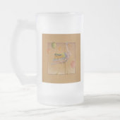 Frosted Mok, Steins - Carrousel Stork Matglas Bierpul (Links)