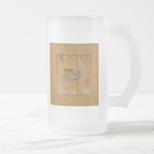 Frosted Mok, Steins - Carrousel Stork Matglas Bierpul