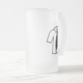 Frosted Mok w / Zwart-wit Shirt w / Stropdas (Voorkant rechts)