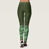 Frosted Monstera Leggings (Achterkant)
