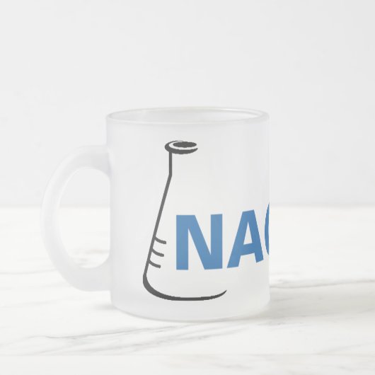 Frosted NAOSMM Logo Mug Matglas Koffiemok (Links)
