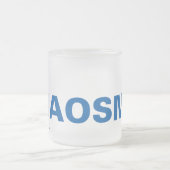 Frosted NAOSMM Logo Mug Matglas Koffiemok (Center)