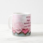 Frosted Paint Valentijn Hearts Koffiemok (Voorkant links)