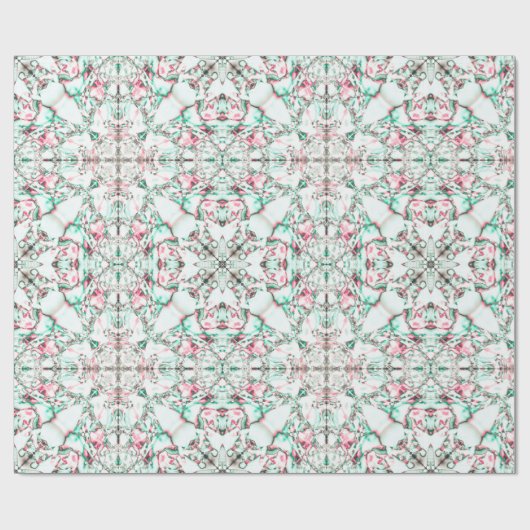 Frosted Petal Mosaic Cadeaupapier (Vlak)