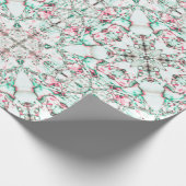 Frosted Petal Mosaic Cadeaupapier (Hoek)