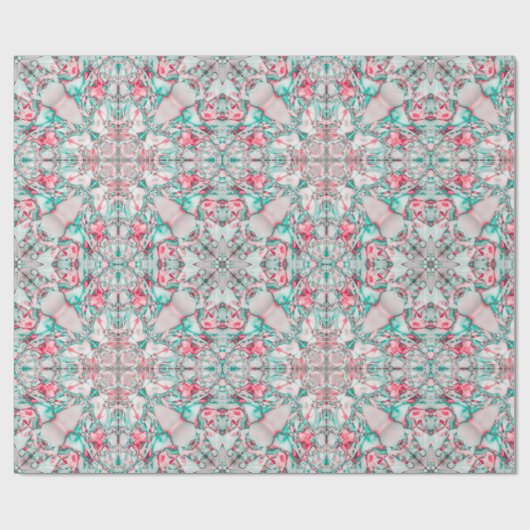 Frosted Petal Mosaic Cadeaupapier (Vlak)