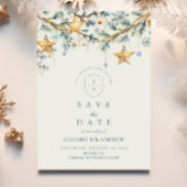 Frosted Pine Star Garland bruiloft Save The Date