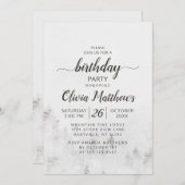 Frosted Pines Rustic White Mountain verjaardagsfee Kaart (Voorkant / Achterkant)