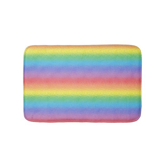 Frosted Rainbow Bath Mat (Voorkant)