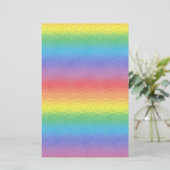 Frosted Rainbow Stationery Briefpapier (Staand voorkant)