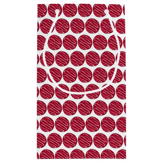 Frosted Red Velvet Cookie Print Baking Bake Sale Klein Cadeauzakje (Achterkant)