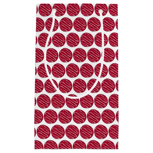 Frosted Red Velvet Cookie Print Baking Bake Sale Klein Cadeauzakje (Voorkant)