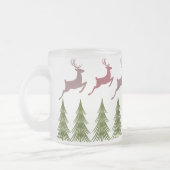 Frosted Reindeer en Pine Tree Christmas Mok (Links)