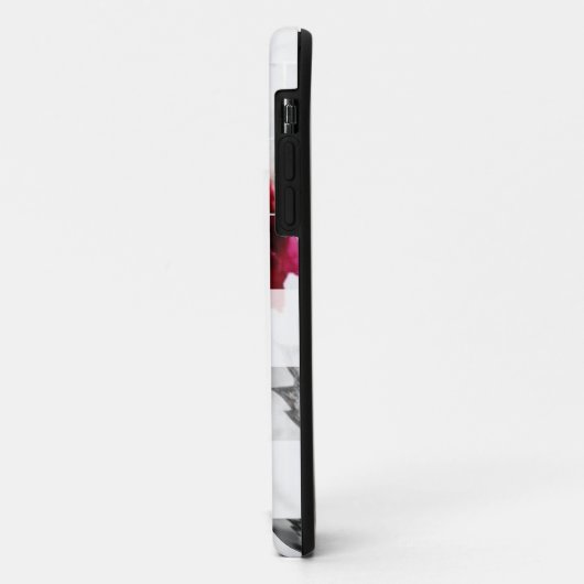 Frosted Roos / Herfst ontmoet winterfoto Bewerken Case-Mate iPhone Case (Achterkant/links)