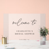 Frosted Script Wedding Vrijgezellenfeest Welkom Acryl Bord