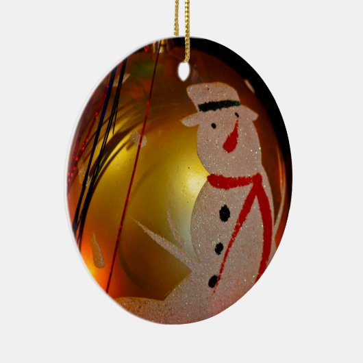 Frosted Snowman Ornament (Rechts)