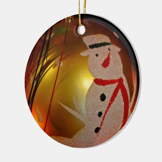 Frosted Snowman Ornament (Links)