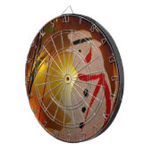 Frosted Snowman Ornament Dartbord (Voorkant Rechts)