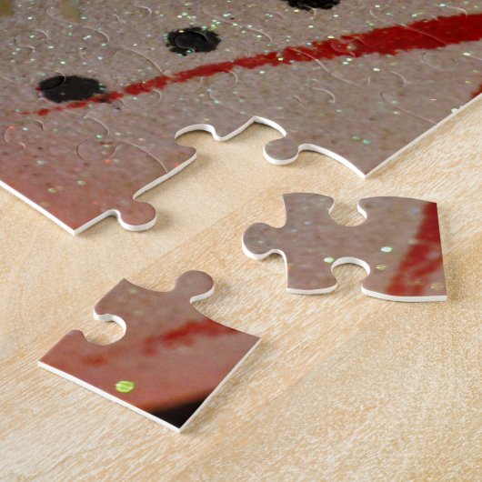 Frosted Snowman Ornament Legpuzzel (Zijkant)