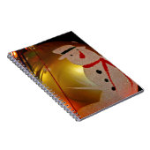 Frosted Snowman Ornament Notitieboek (Rechterzijde)