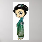 Frosted Spring Geisha Poster (Voorkant)