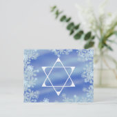 Frosted Star Briefkaart (Staand voorkant)