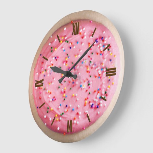 Frosted Sugar Cookie, aardbeiroze Grote Klok (Hoek)