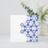 Frosted Symmetry Feestdagenkaart (Staand voorkant)