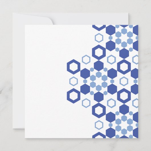 Frosted Symmetry Feestdagenkaart (Voorkant)