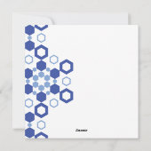 Frosted Symmetry Feestdagenkaart (Achterkant)