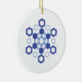 Frosted Symmetry Keramisch Ornament (Rechts)