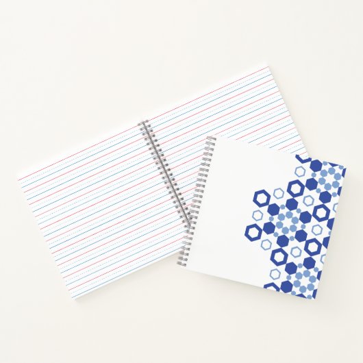 Frosted Symmetry Notitieboek (Binnen)