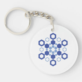 Frosted Symmetry Sleutelhanger