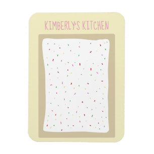 Frosted Toaster Pastry Cute Personalized Magnet Magneet