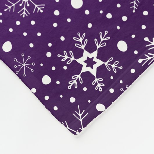 Frosted Twilight Fleece Deken (Hoek)