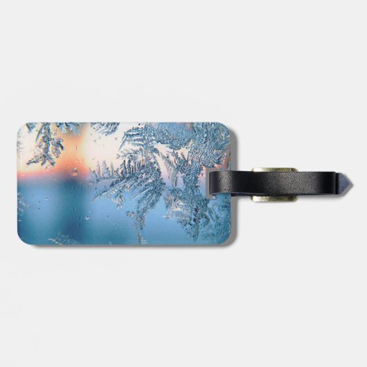 Frosted Uitzicht Bagagelabel (Achterkant horizontaal)