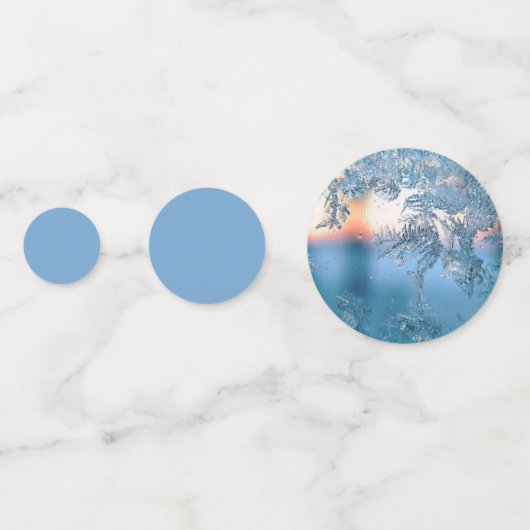 Frosted Uitzicht Confetti (Voorkanten)