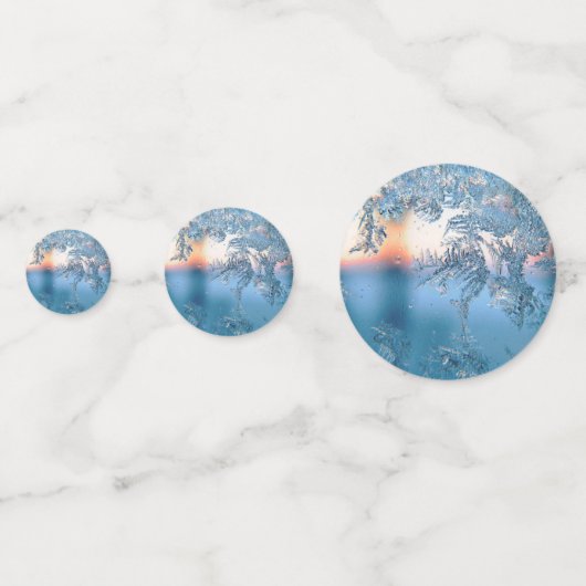 Frosted Uitzicht Confetti (Achterkanten)