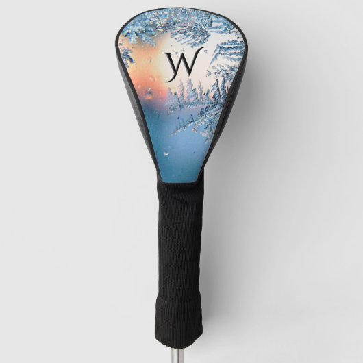 Frosted Uitzicht geparafeerd Golfheadcover (Voorkant)