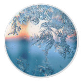 Frosted Uitzicht Keramische Knop (Voorkant)