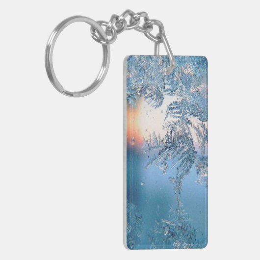 Frosted Uitzicht Sleutelhanger (Voorkant Links)