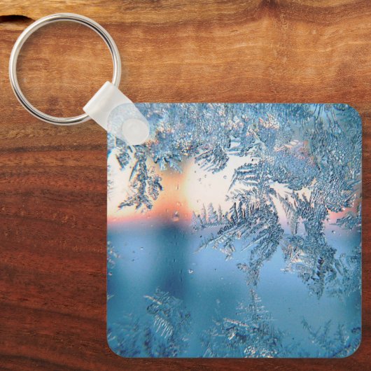 Frosted Uitzicht Sleutelhanger (Voorkant)