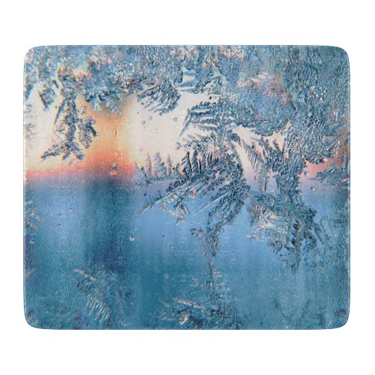 Frosted Uitzicht Snijplank (Voorkant)